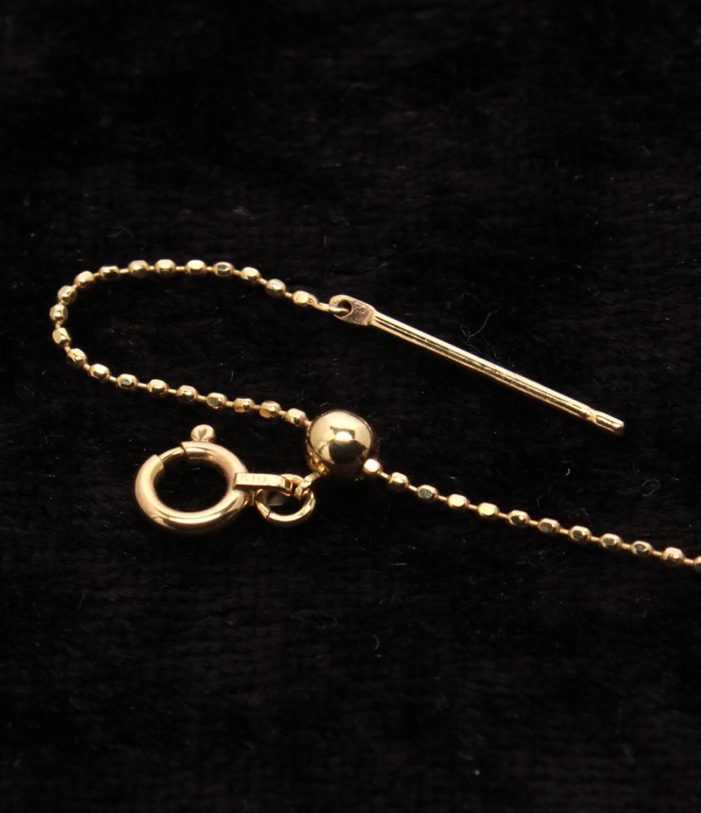 美品 エテ ネックレス K10 ホワイトオパール レディース ete