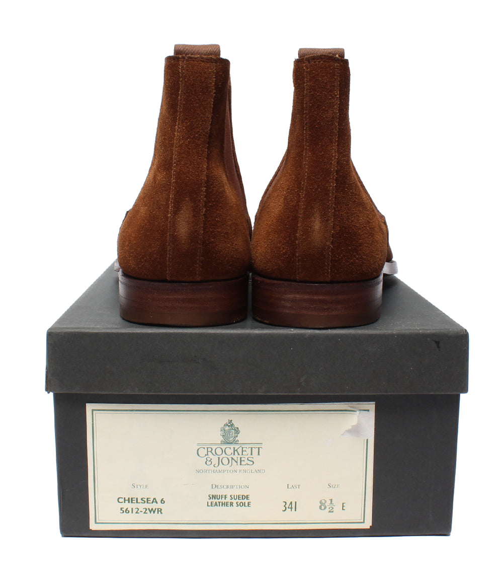 CROCKETT&JONES サイドゴアブーツ BEAMS F別注 スエード 5612 メンズ SIZE 8 1/2 クロケットアンドジョーンズ