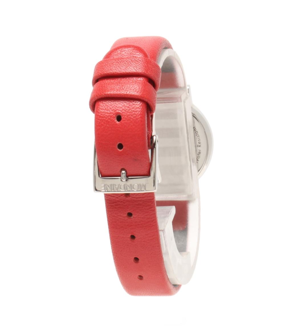 モンディーン 腕時計 クオーツ ホワイト レディース MONDAINE