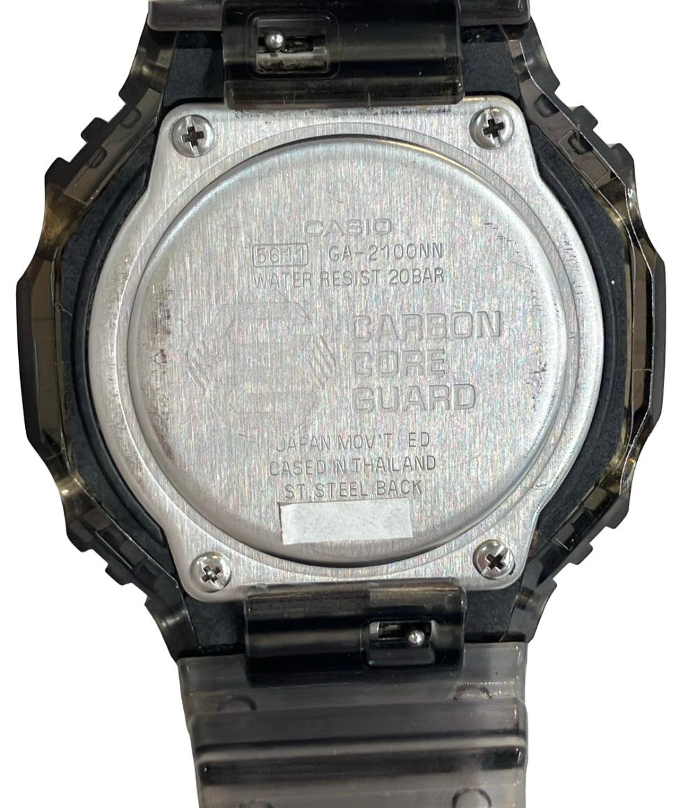 美品 CASIO 腕時計 G-SHOCK クオーツ ブラック GA-2100NN メンズ カシオ