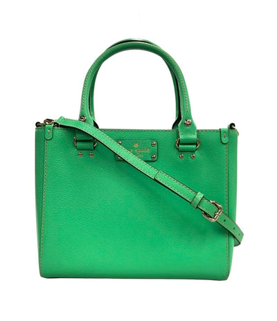 美品 Kate Spade 2way ハンドバッグ ショルダーバッグ 斜め掛け ハート 