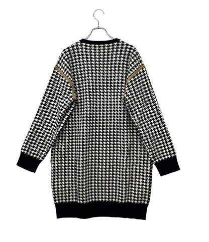 MAX MARA ニットワンピース 千鳥格子柄 レディース SIZE S マックスマーラ