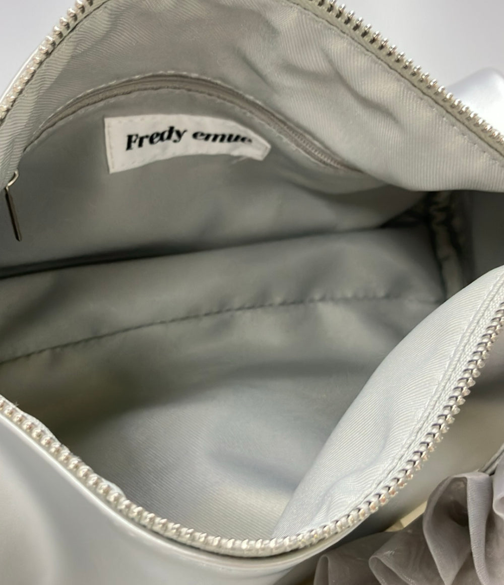 美品 fredy emue 2way ショルダーバッグ 肩掛け 斜め掛け レディース フレディ エミュ