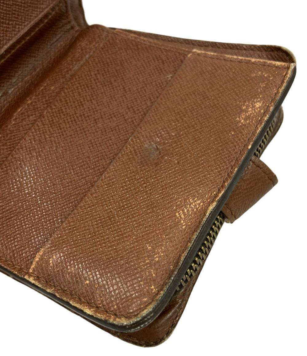 ルイ・ヴィトン 二つ折り財布 コンパクトジップ モノグラム M61667 レディース LOUIS VUITTON