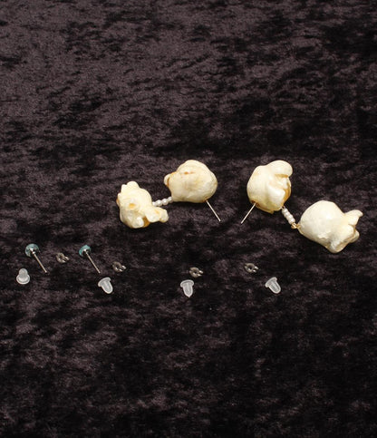 美品 ロタリパーカー ピアス ポップコーンモチーフ ブローチ ４点セット レディース ROTARI PARKER