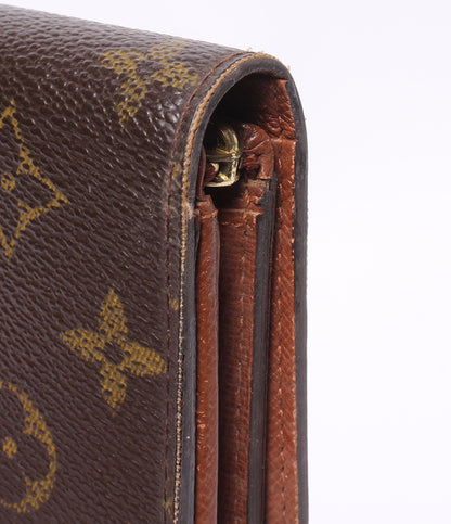 LOUIS VUITTON 二つ折り財布 ポルト モネ ビエ トレゾール モノグラム M61730 レディース ルイ・ヴィトン