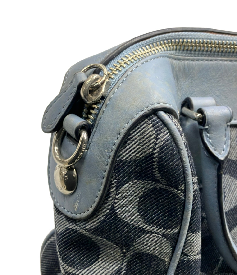 COACH 2WAY ハンドバッグ ショルダーバッグ 斜め掛け デニム シグネチャー F26164 レディース コーチ