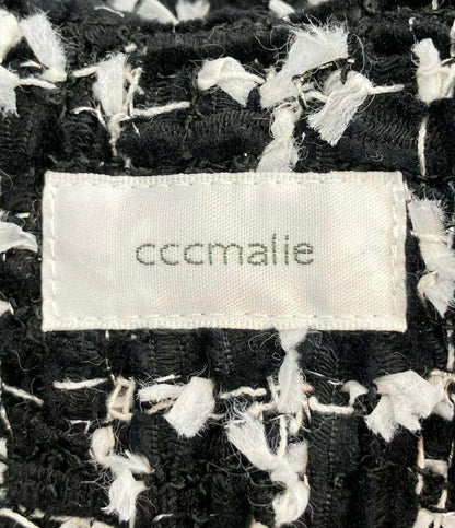 美品 cccmalie ツイード ロングジレ レディース シーマリー