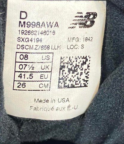 ニューバランス ローカットスニーカー M998AWA メンズ SIZE 26.0 (M) NEW BALANCE