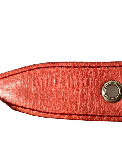 ミュウ ミュウ レザーブレスレット スタッズ付き レディース Miu Miu