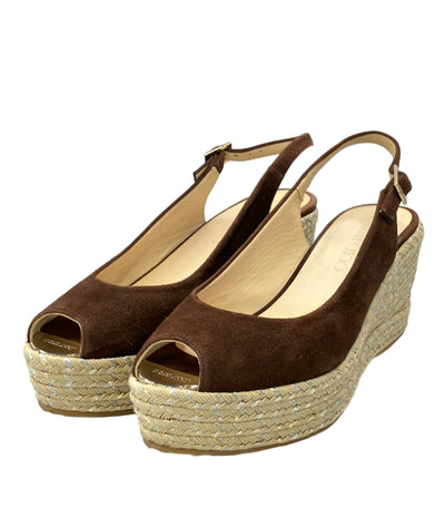 Jimmy Choo ウェッジソールサンダル エスパドリーユスエード レディース SIZE 38 ジミーチュウ