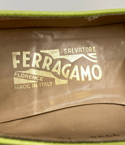 Salvatore Ferragamo ローファー ガンチーニ レディース SIZE 7 1/2 サルヴァトーレフェラガモ