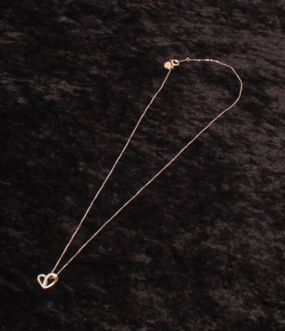 美品 4℃ ネックレス SV ハートモチーフ レディース ヨンドシー