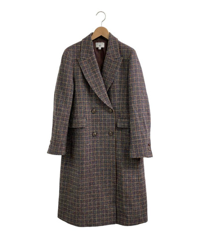 ユニクロ チェスターコート×INES DE LA FRESSANGEコラボ チェック柄 レディース SIZE M (M) UNIQLO