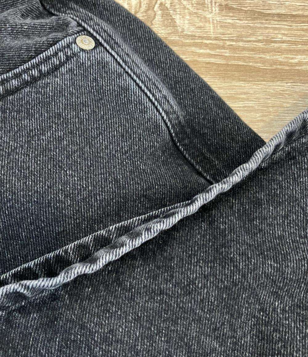 ETRE TOKYO EDWIN デニムパンツ ベルベット ワイド EDWINコラボ 1225220108-0 レディース SIZE S エトレトウキョウ エドウィン