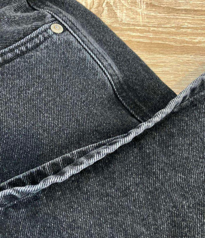 ETRE TOKYO EDWIN デニムパンツ ベルベット ワイド EDWINコラボ 1225220108-0 レディース SIZE S エトレトウキョウ エドウィン