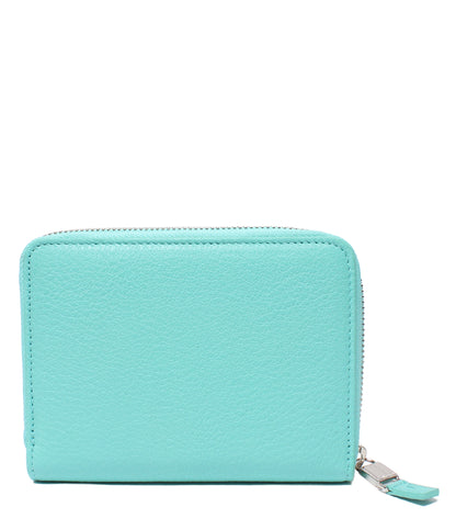 美品 Tiffany & Co. ラウンドファスナー二つ折り財布 レディース ティファニー