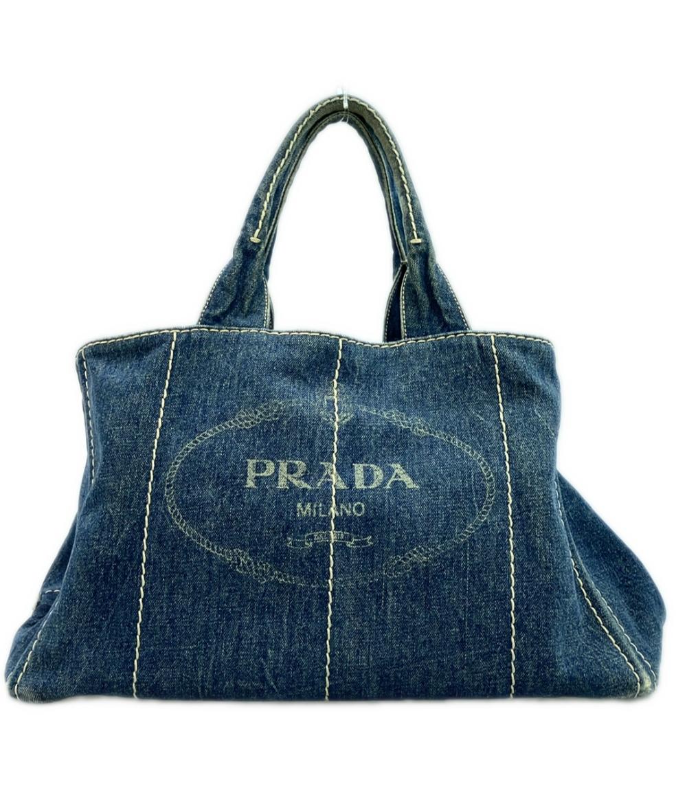 プラダ デニムトートバッグ カナパ レディース PRADA