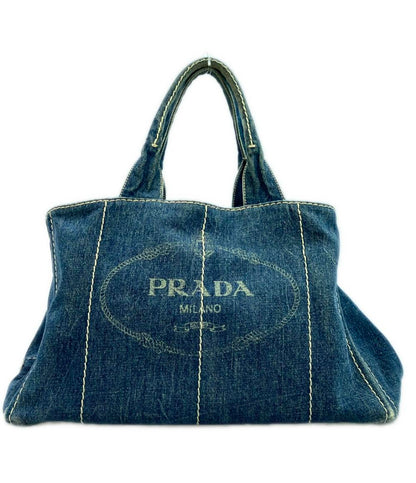 プラダ デニムトートバッグ カナパ レディース PRADA