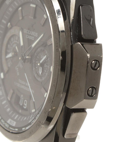 CASIO nano universe 腕時計 コラボモデル オシアナス OCEANUS ソーラー ブラック OCW-T750 メンズ カシオ ナノユニバース