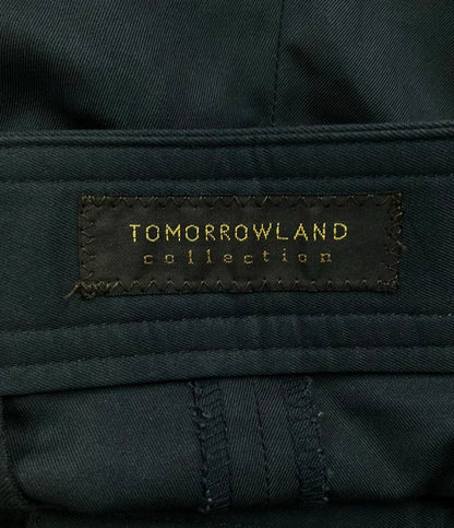 トゥモローランド タックワイドパンツ コットンギャバジン 0-04-32-04356 レディース SIZE 36 (XS) TOMORROWLAND