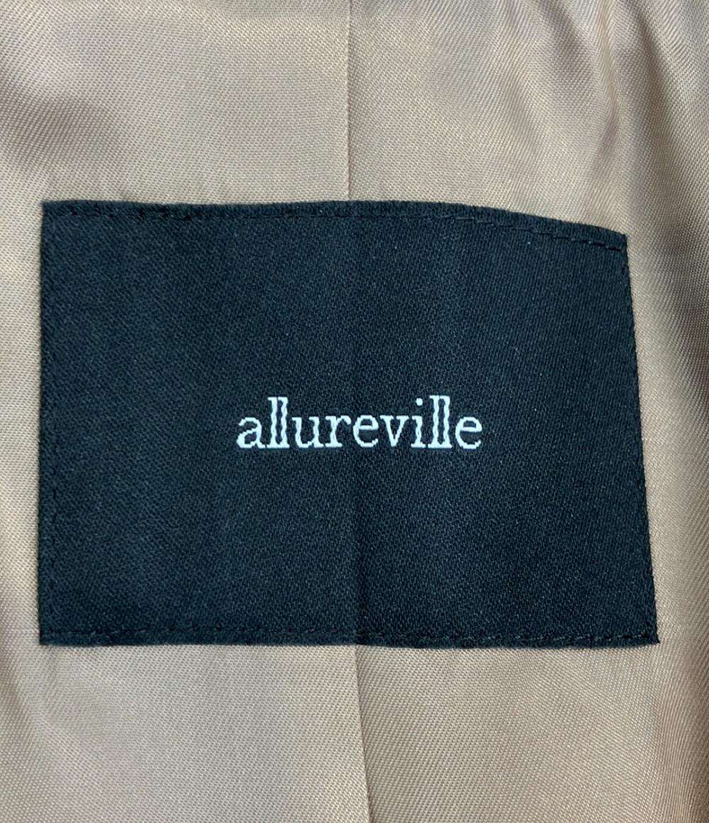 allureville チェスターコート カシミア100% ビーバーコート 202520-17-600-11-010 レディース SIZE 1 (S) アルアバイル