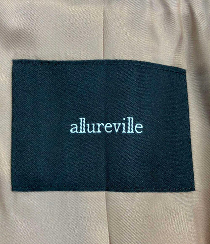 allureville チェスターコート カシミア100% ビーバーコート 202520-17-600-11-010 レディース SIZE 1 (S) アルアバイル