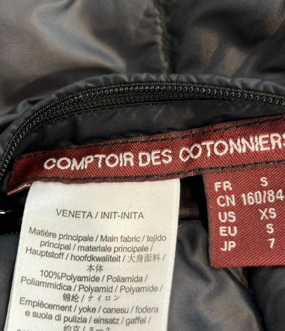 コントワーデコトニエ ノーカラージャケット リバーシブル レディース SIZE 7 (XS) COMPTOIR DES COTONNIERS
