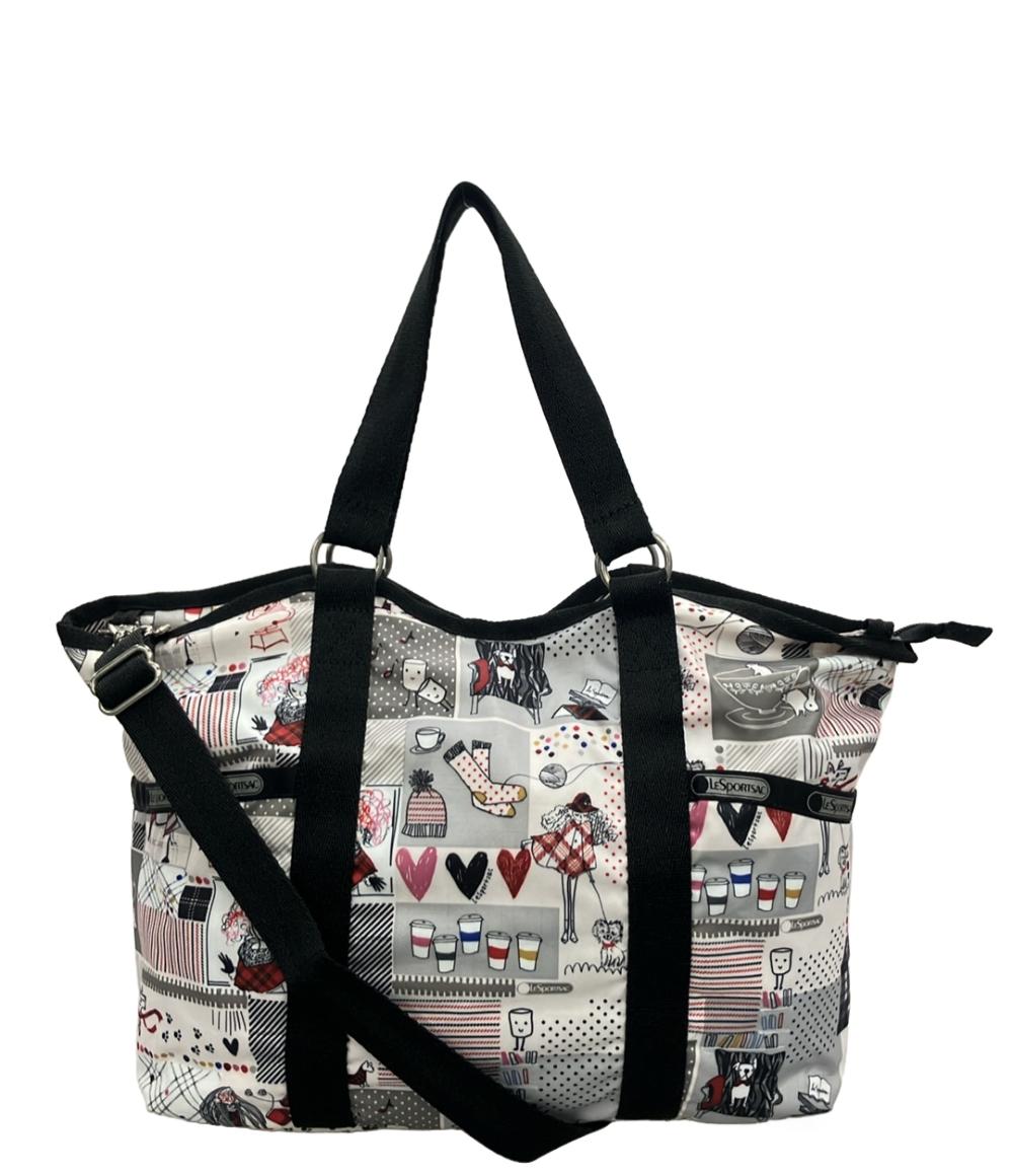 美品 LeSportsac トートバッグ ショルダーバッグ 2WAY 斜め掛け