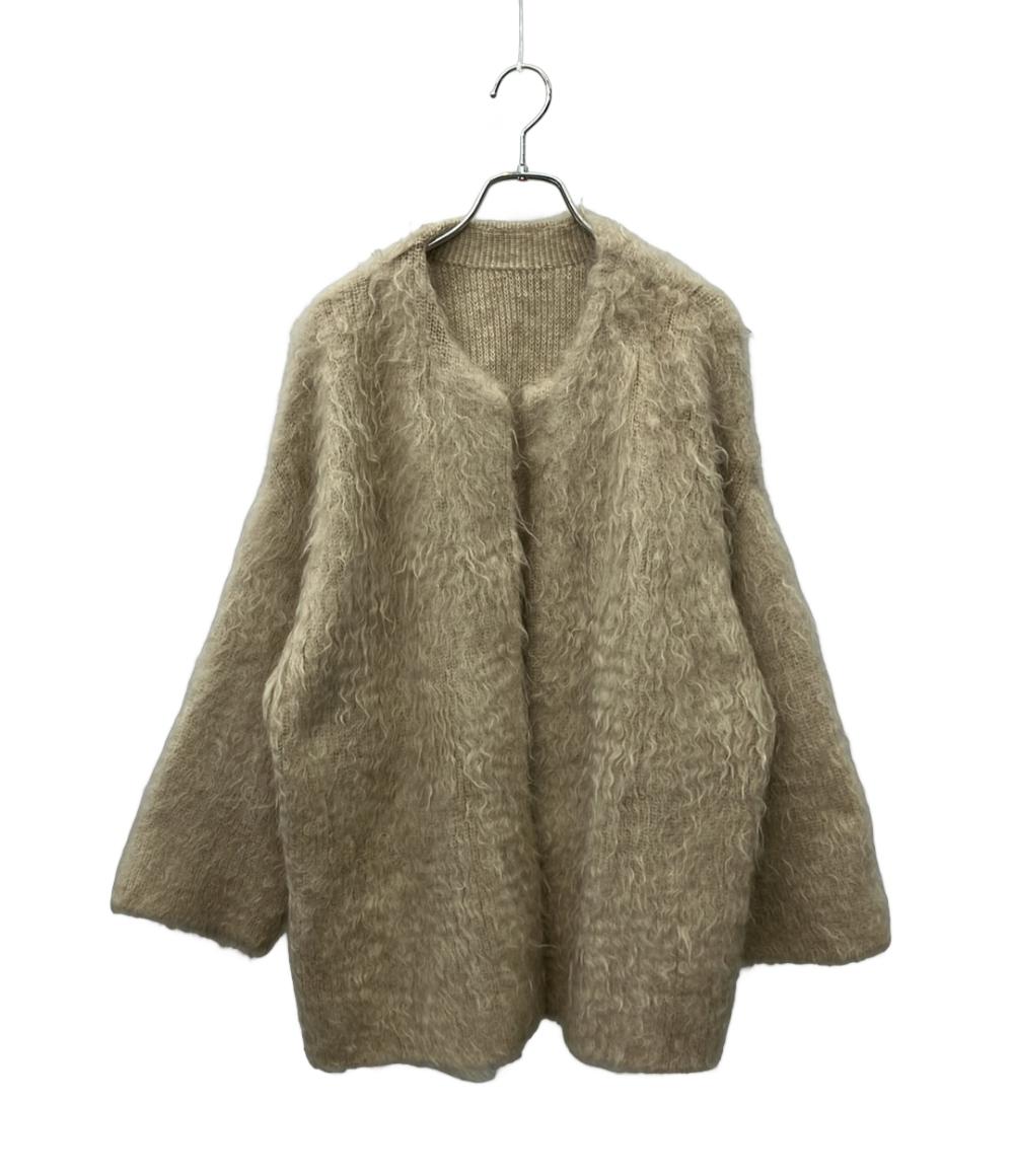 MUSE DEUXIEME CLASSE 長袖カーディガン  GY70  クールネック 23-080-520-4050-1-0 レディース ミューズ ドゥ ドゥーズィエム クラス