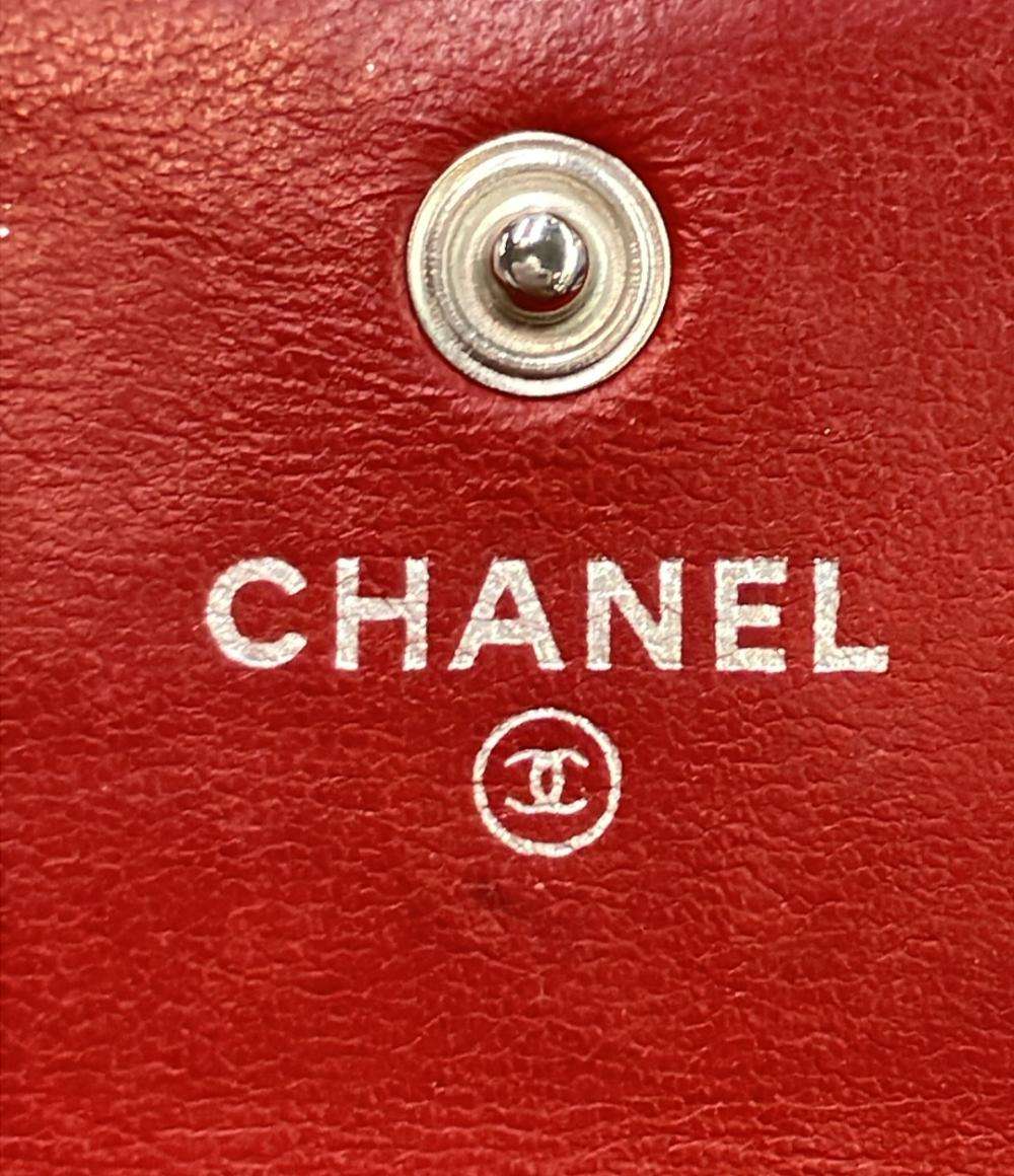 CHANEL 長財布 カメリア シルバー金具 レディース シャネル