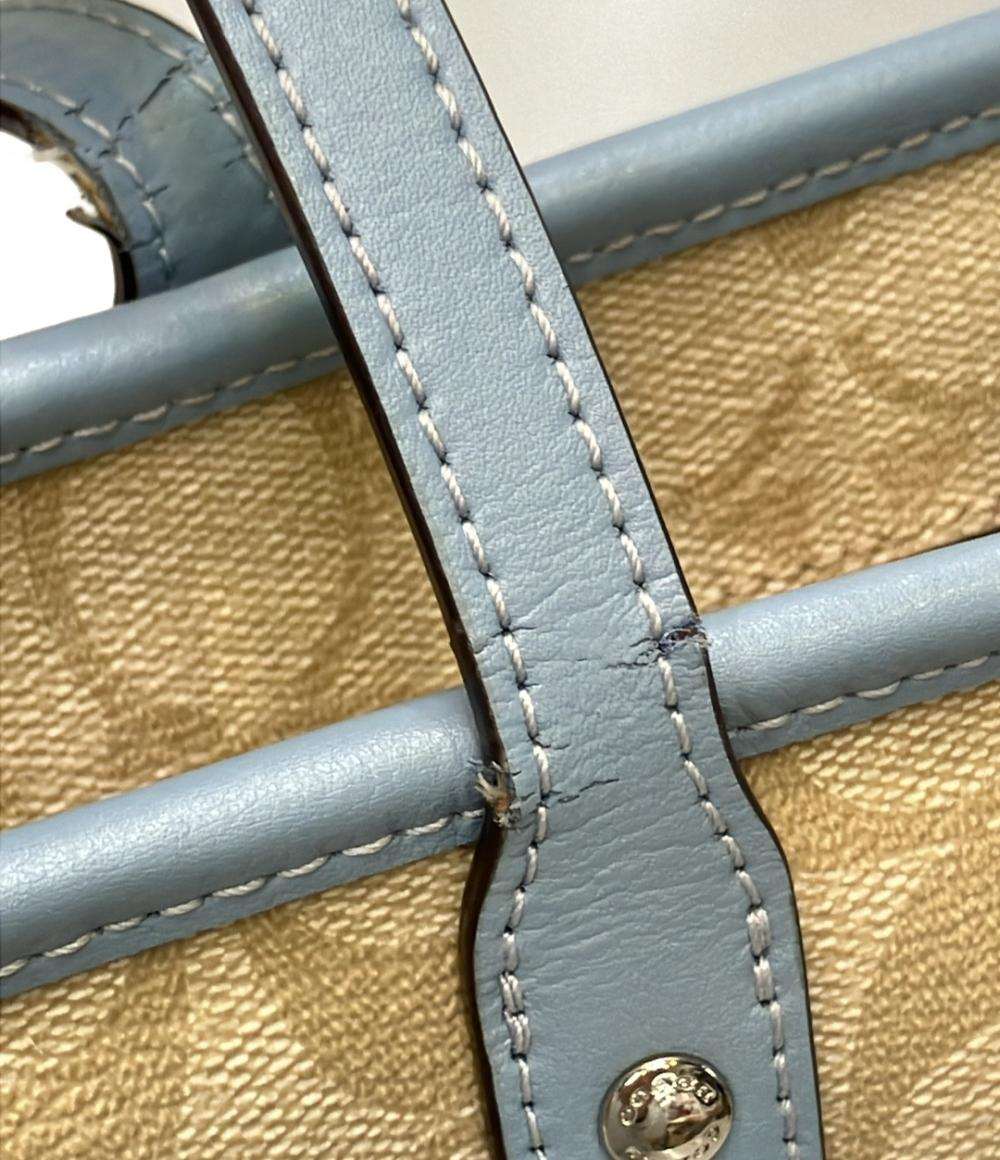 COACH トートバッグ ショルダーバッグ 肩掛け シグネチャー F58292