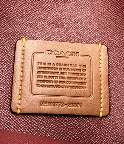 美品 COACH 2WAY トートバッグ ショルダーバッグ 斜め掛け 花柄 26891 レディース コーチ