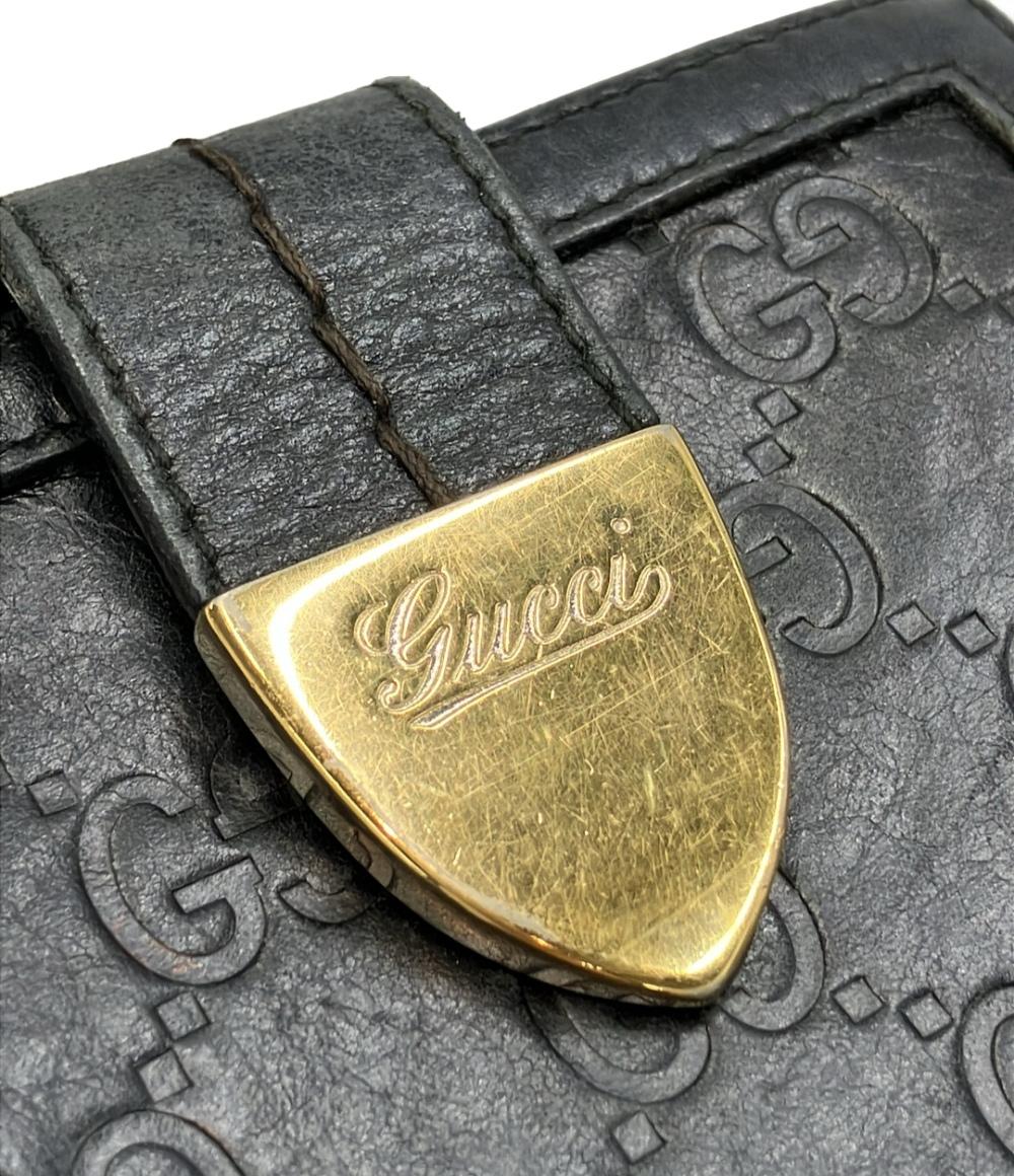 GUCCI Wホック 二つ折り財布 グッチシマ 181651 4276 レディース
