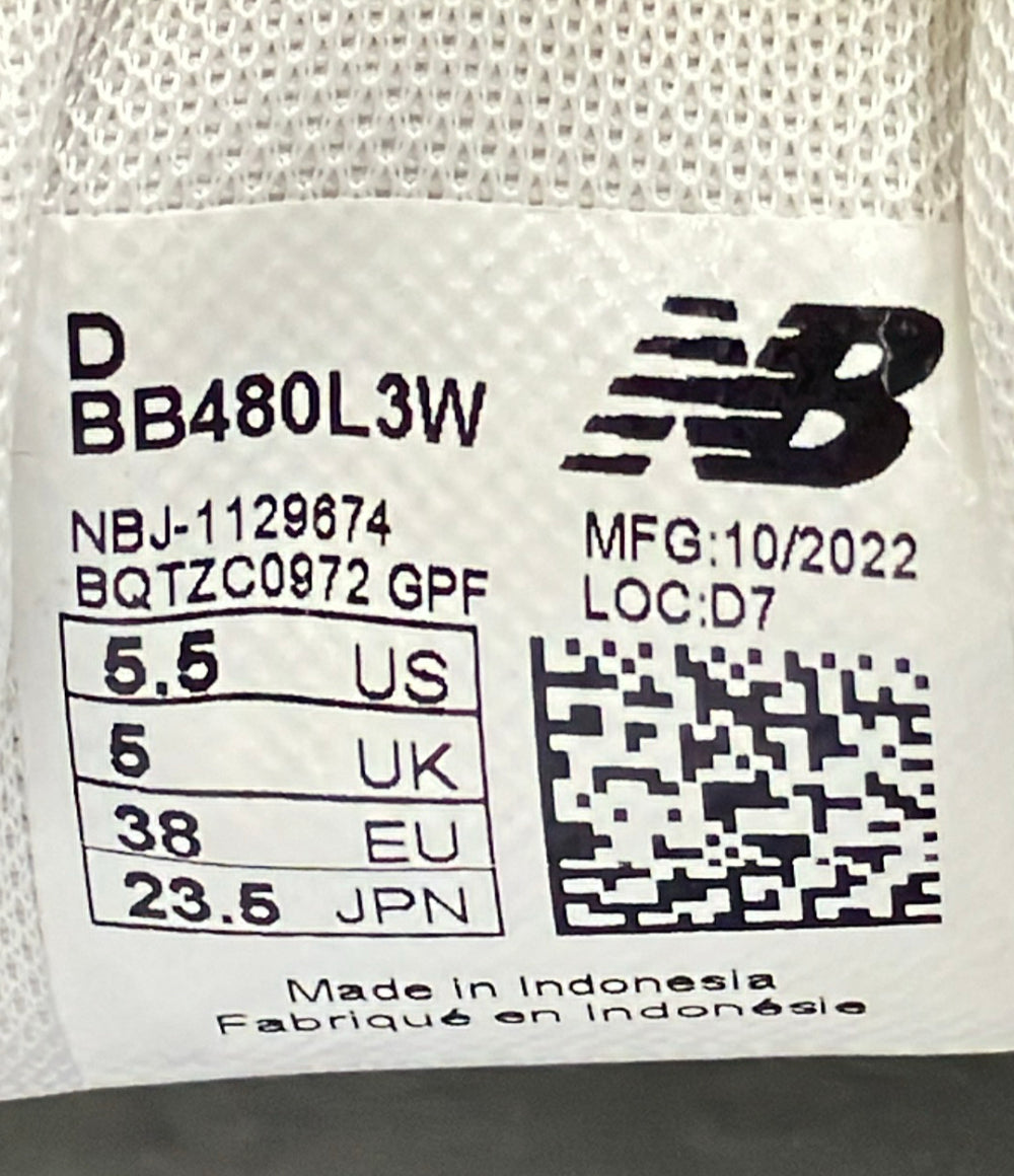 NEW BALANCE ローカットスニーカー BB480L3W レディース SIZE 23.5 ニューバランス