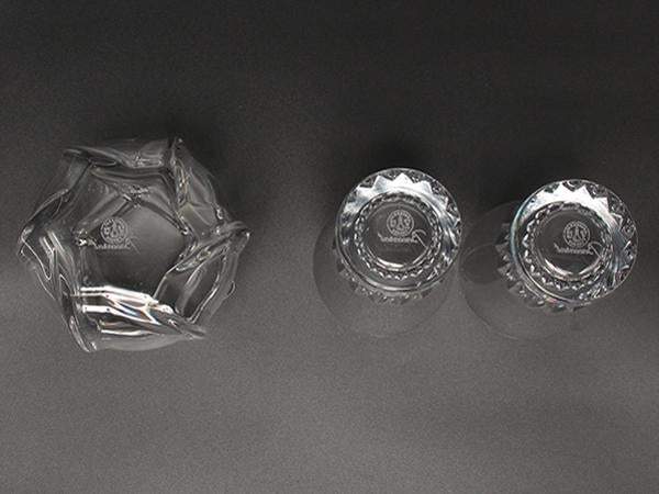 Baccarat グラス フラワーベース 花瓶 コローユ 一輪挿し 3点セット ローザ バカラ