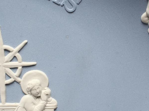 WEDGWOOD イヤープレート クリスマス 飾り皿 19cm 1996 ジャスパー ウェッジウッド