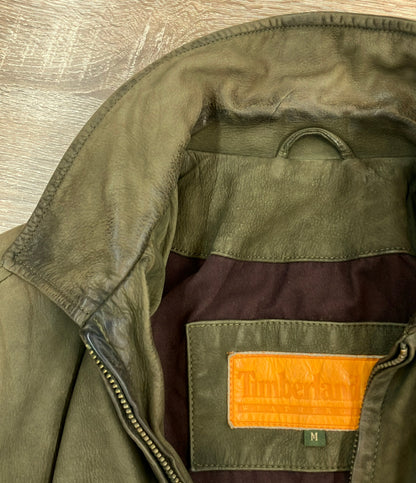 訳あり Timberland レザージャケット メンズ SIZE M ティンバーランド
