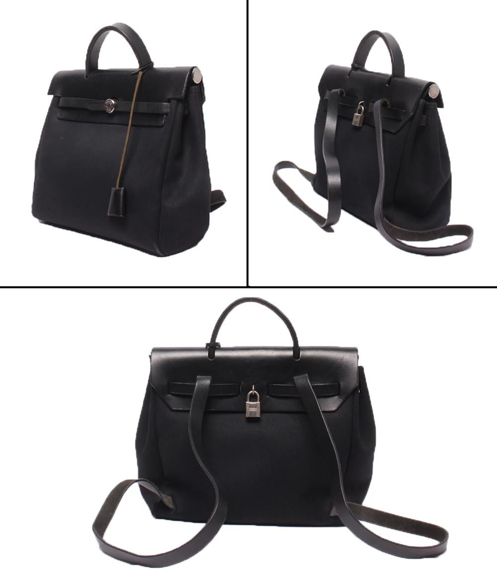 HERMES リュック □D刻印 シルバー金具 アドPM エールバッグ