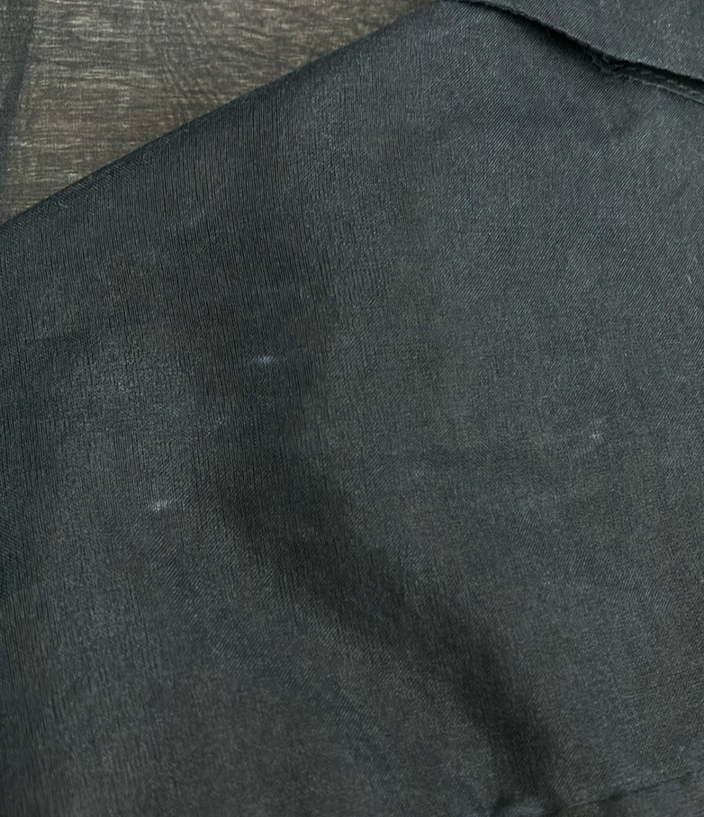 macgraw 長袖 シルク シアーブラウス レディース SIZE 42 (L) マックグロー