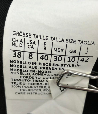 スポーツマックス ノーカラーレザージャケット レディース SIZE 42 (M) SPORTMAX