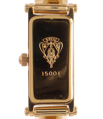 GUCCI 腕時計 クオーツ ブラック 1500L レディース グッチ