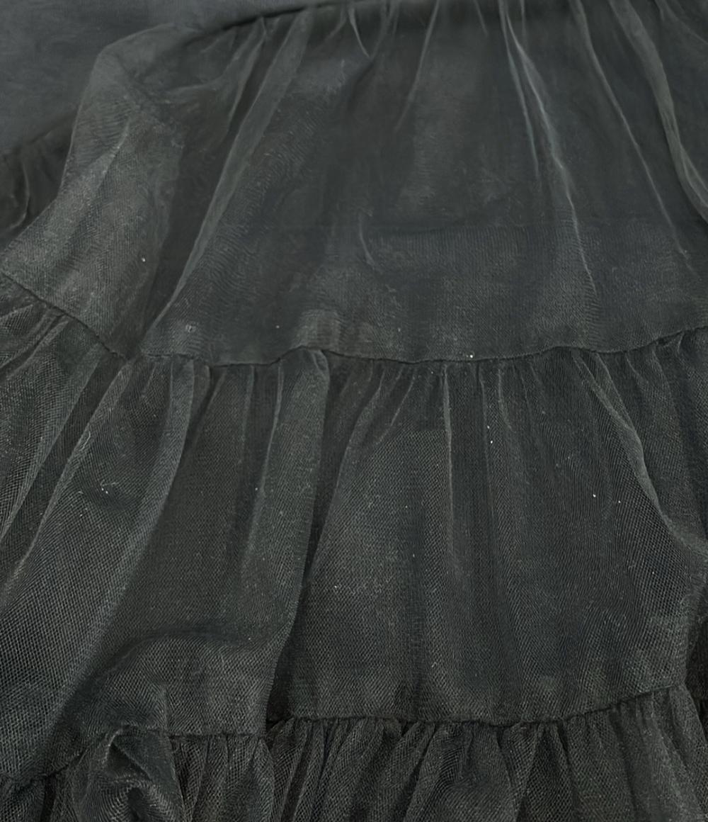 VIVIANO 長袖 チュールリイヤード スウェット レディース SIZE F (M) ヴィヴィアーノ