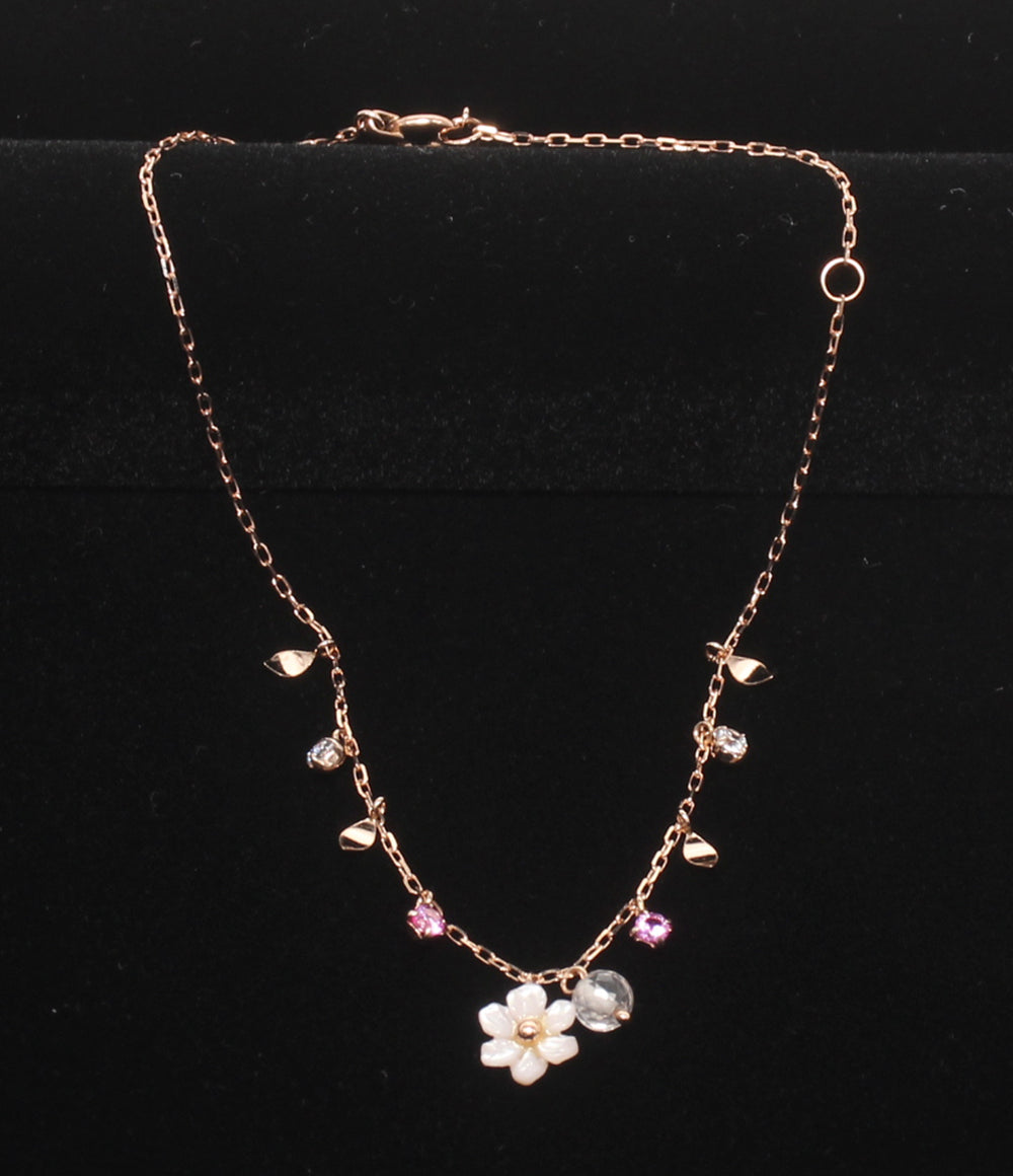 美品 Samantha Tiara ブレスレット K10 フラワーモチーフ 花モチーフ レディース サマンサティアラ