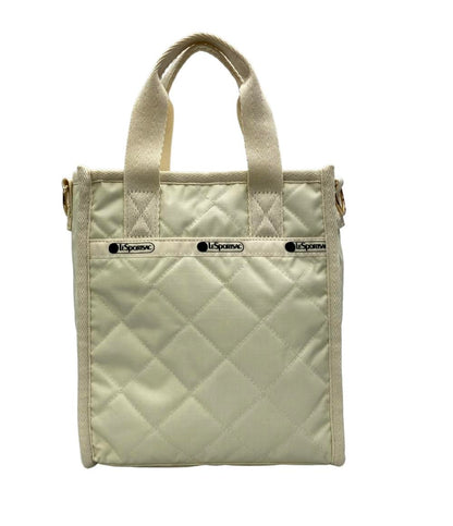 美品 LeSportsac 2way ハンドバッグ ショルダーバッグ 斜め掛け チェーンキルトコレクション サンドバー レディース レスポートサック