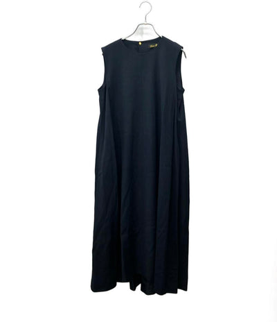 Drawer ノースリーブワンピース リネン混 ロング Aライン 22SS 6526-234-1288 レディース ドゥロワー