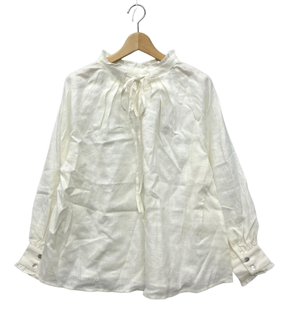 美品 ユルガ 長袖シャツ ブラウス フリル レディース SIZE ONE (M) JURGA