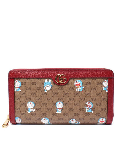 美品 GUCCI ラウンドファスナー長財布 ミニGGスプリーム キャンバス 