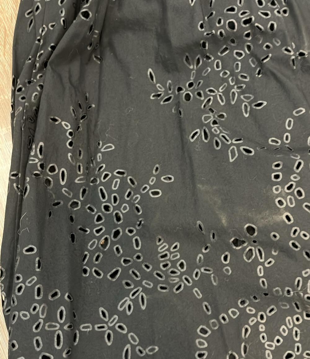 Sacai 半袖ワンピース ニット カットワーク  プリーツ 1 18-03917 レディース SIZE 1 (S) サカイ