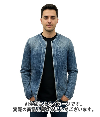 DIESEL ジップアップ デニムジャケット メンズ SIZE L ディーゼル